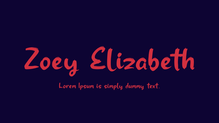 Zoey Elizabeth Font