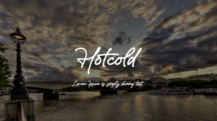 Hotcold Font