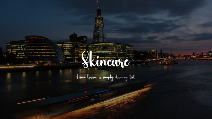 Skincare Font