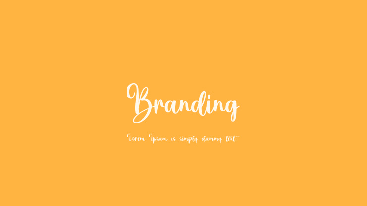 Branding Font