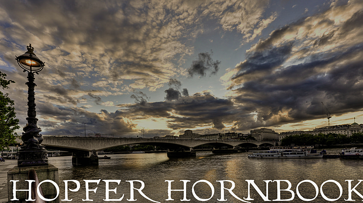 Hopfer Hornbook Font