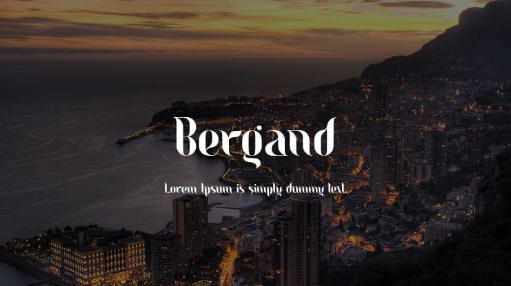 Bergand Font