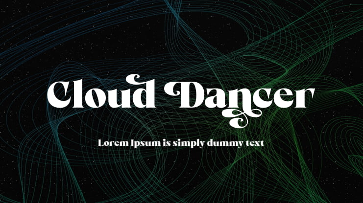 Cloud Dancer Font