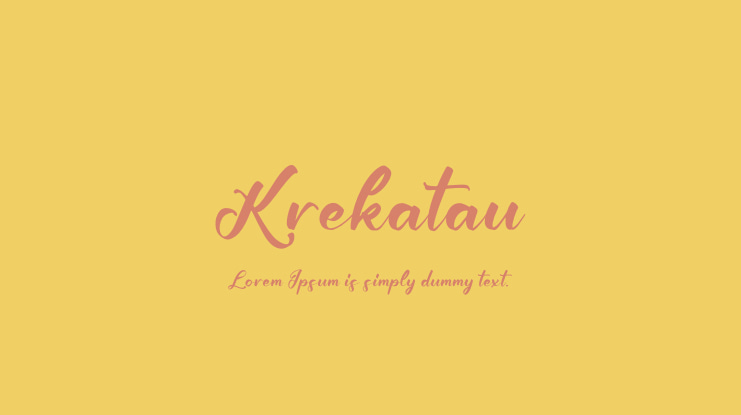 Krekatau Font
