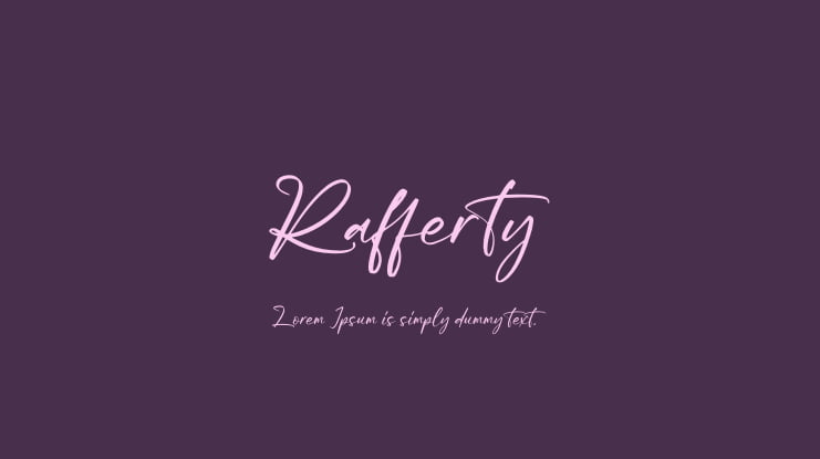 Rafferty Font