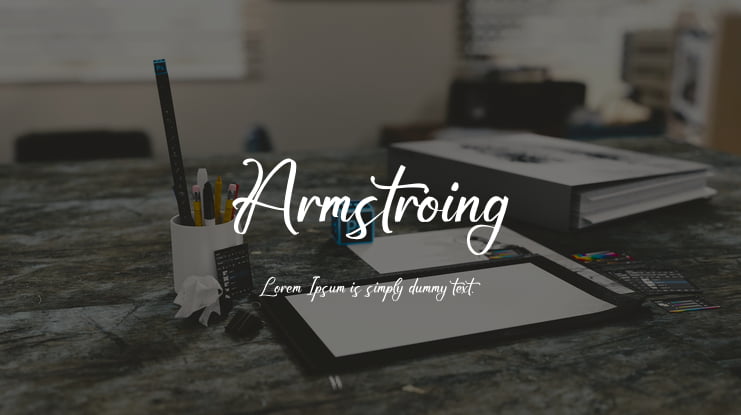 Armstroing Font