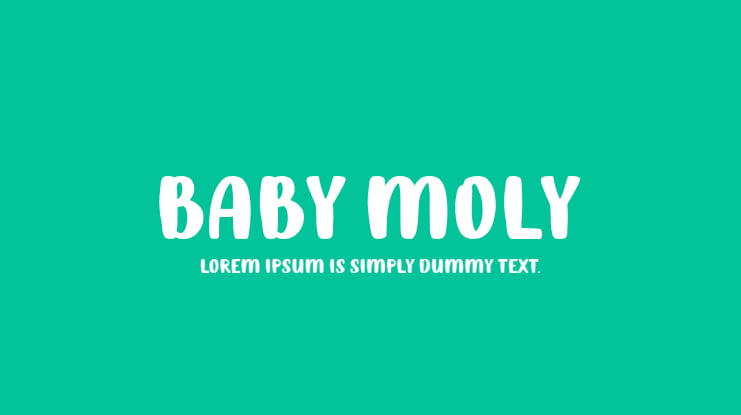 Baby Moly Font