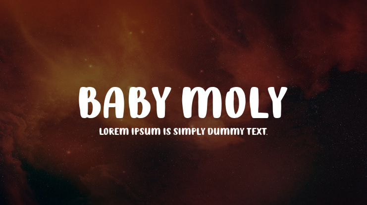 Baby Moly Font