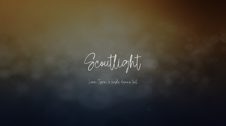 Scoutlight Font