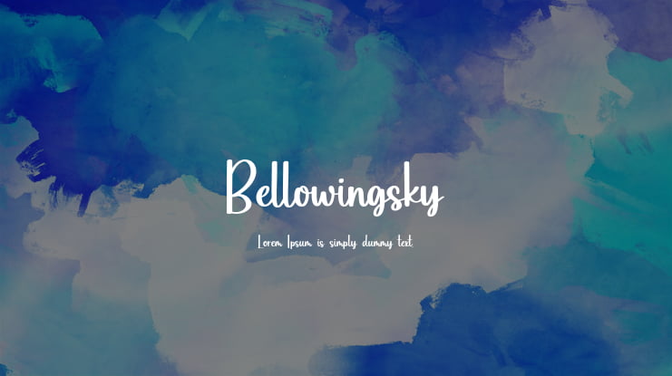 Bellowingsky Font