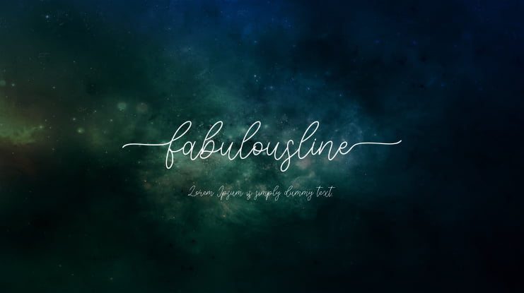 Fabulousline Font