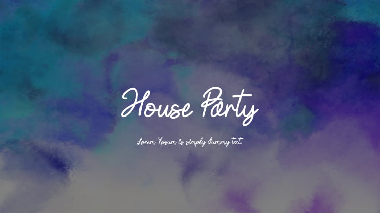 House Party Font