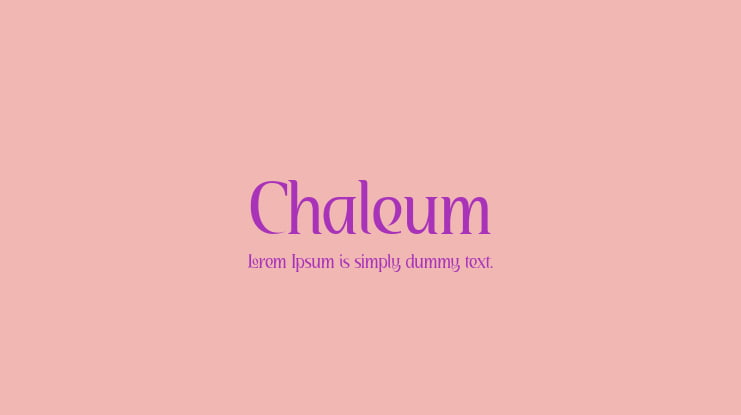 Chaleum Font