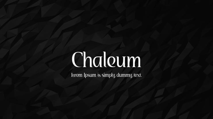 Chaleum Font
