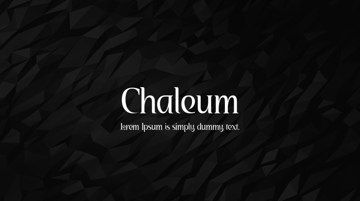 Chaleum Font