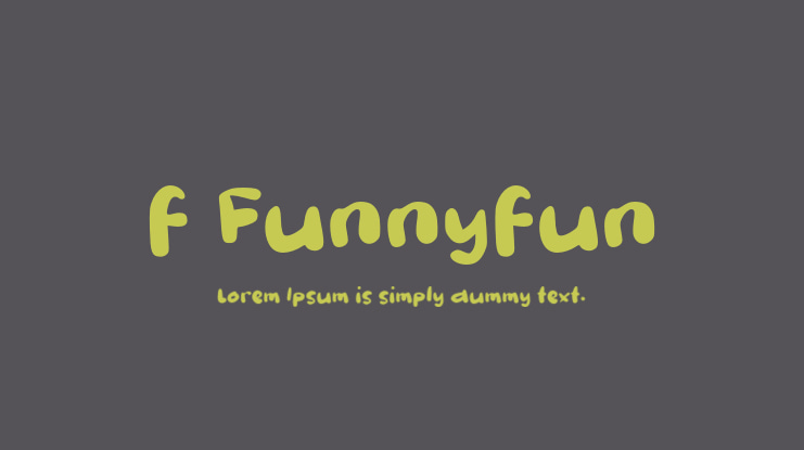 f Funnyfun Font