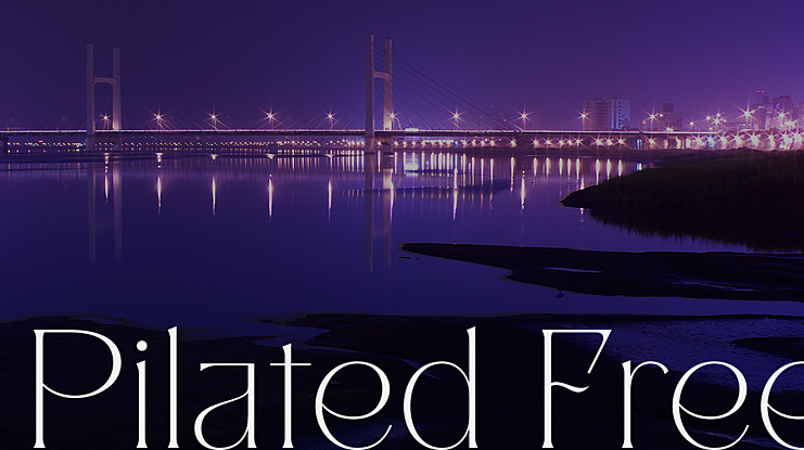 Pilated Free Font