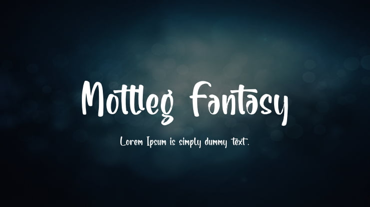 Motlleg Fantasy Font