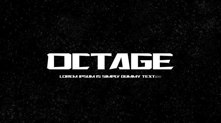 Octage Font