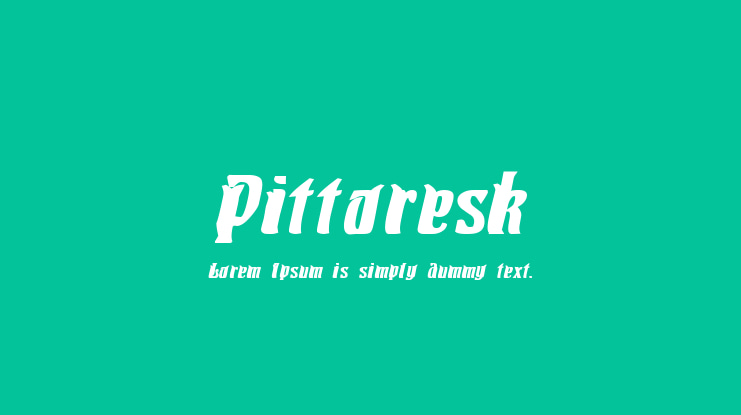 Pittoresk Font