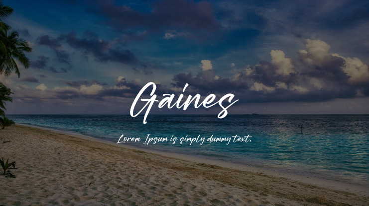 Gaines Font