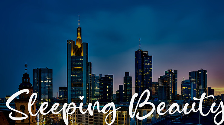 Sleeping Beauty Font