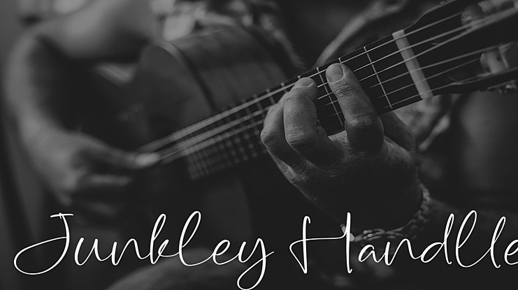 Junkley Handlle Font
