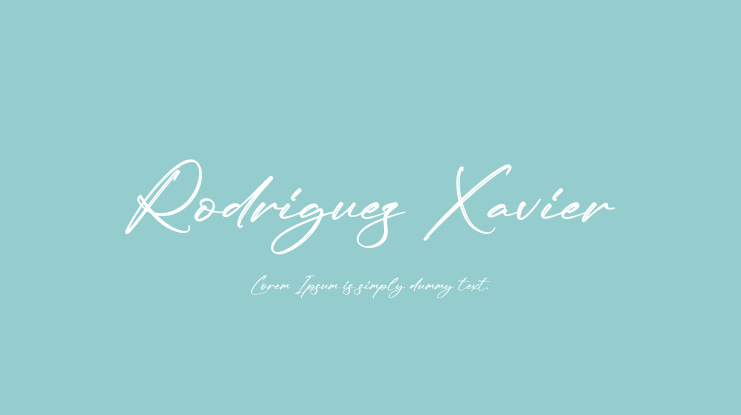 Rodriguez Xavier Font