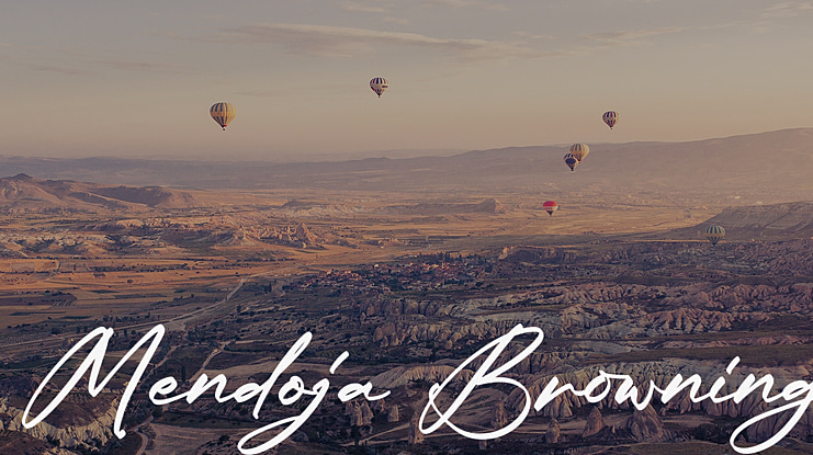 Mendoja Browning Font