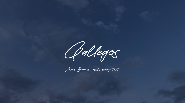 Gallegos Font