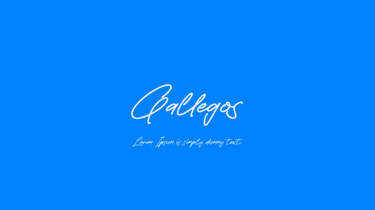 Gallegos Font