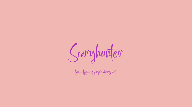 Scaryhunter Font