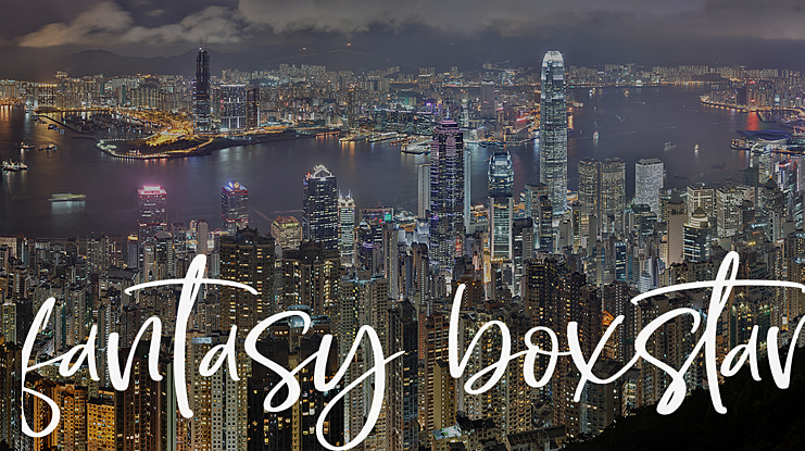 fantasy boxstar Font