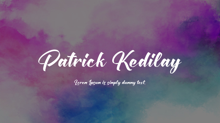 Patrick Kedilay Font