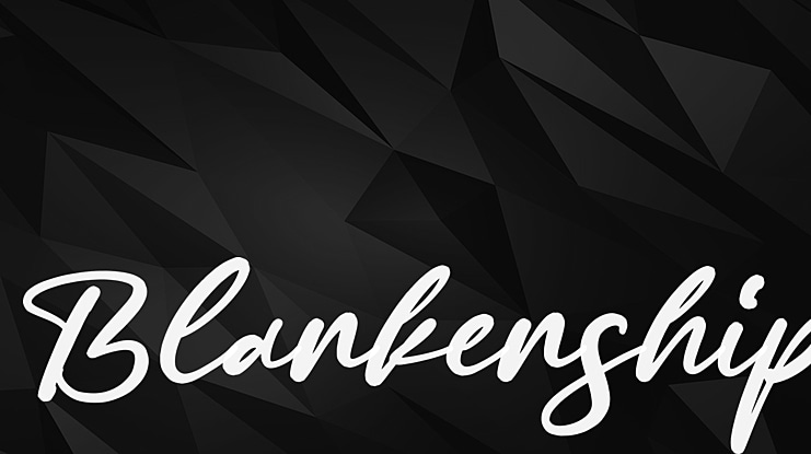 Blankenship Font