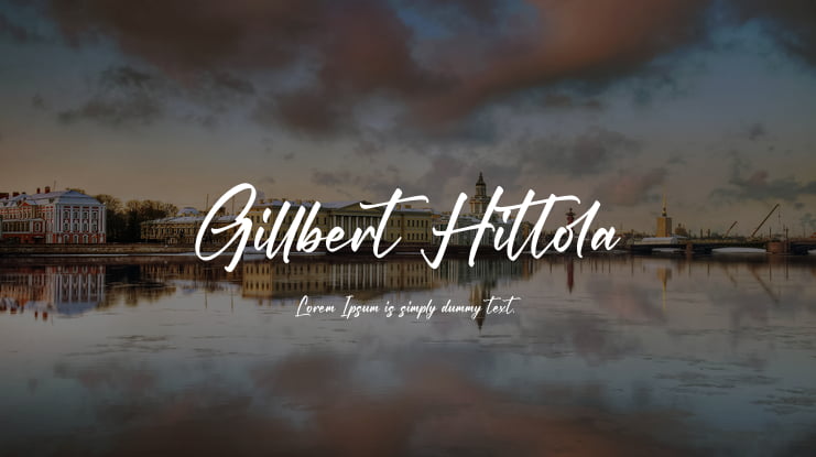 Gillbert Hittola Font