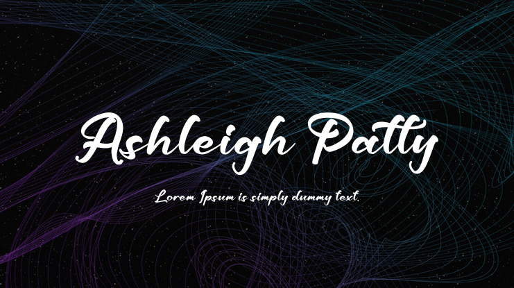 Ashleigh Patty Font