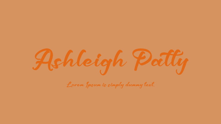 Ashleigh Patty Font