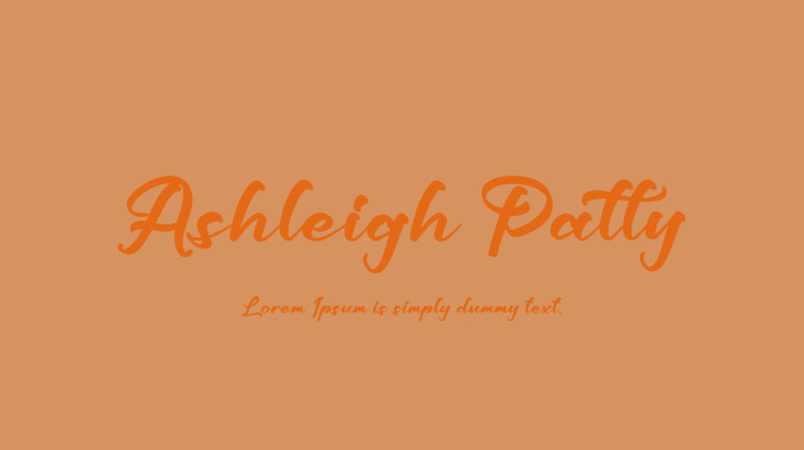 Ashleigh Patty Font