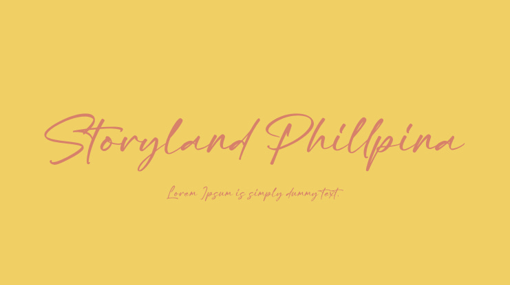 Storyland Phillpina Font