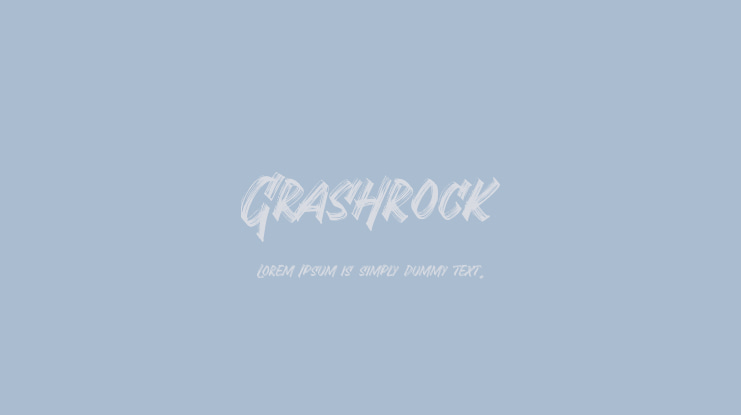 Grashrock Font