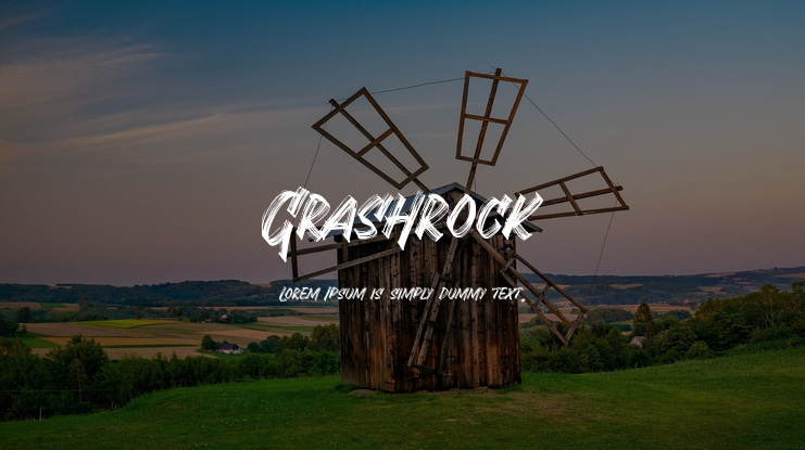 Grashrock Font
