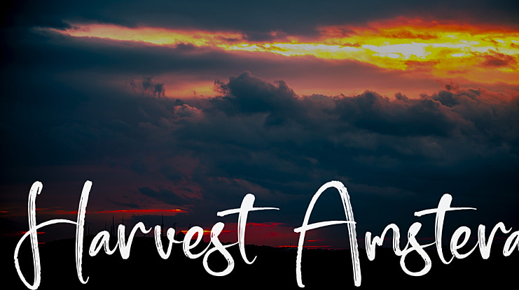 Harvest Amstera Font