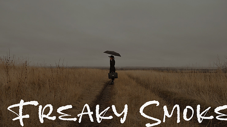 Freaky Smoke Font