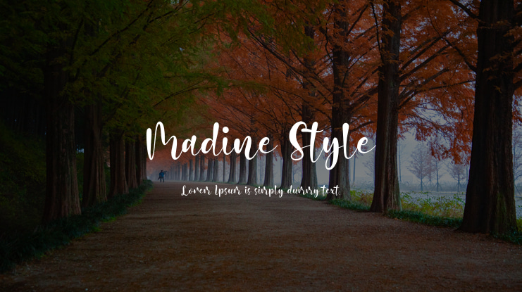 Madine Style Font