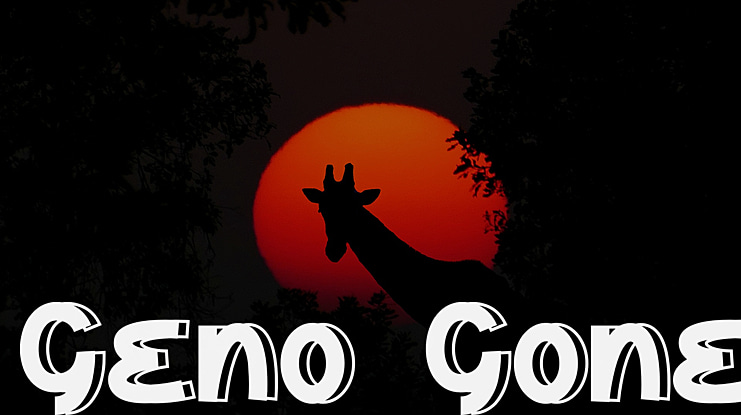 Geno Gone Font