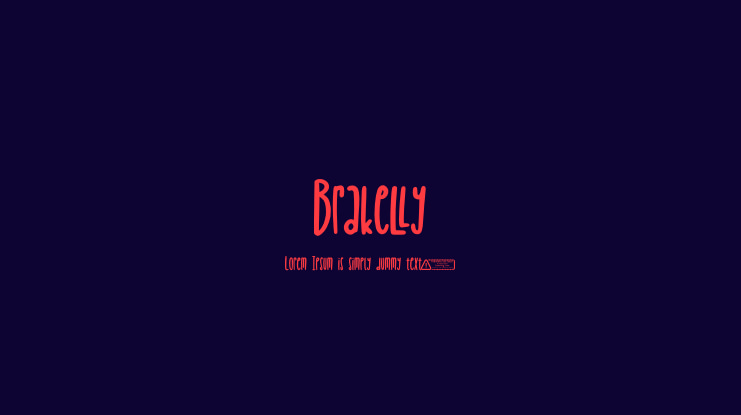 Brakelly Font
