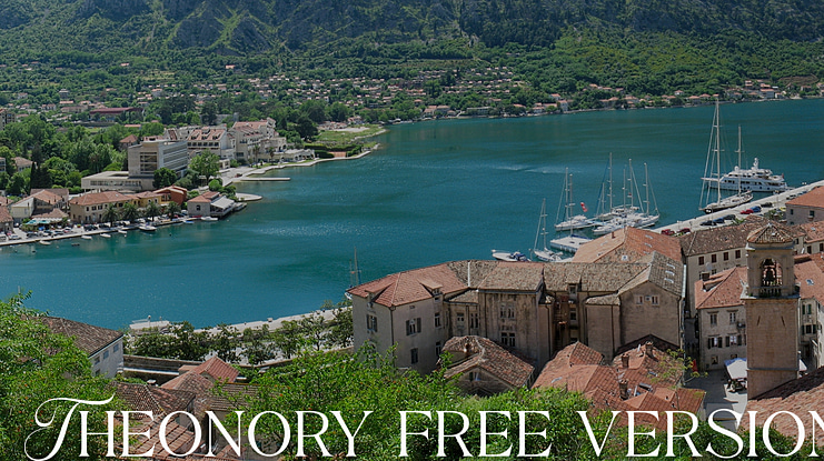 Theonory free version Font