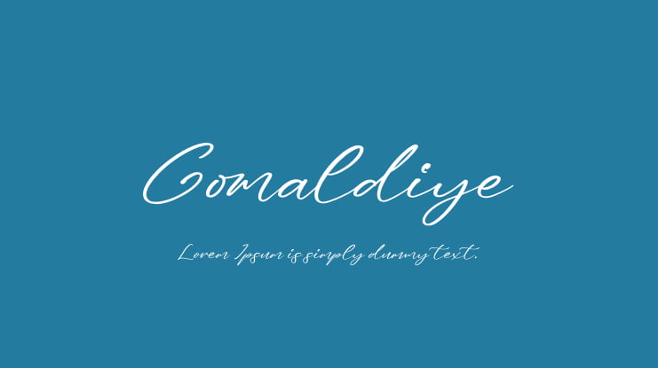 Gomaldiye Font