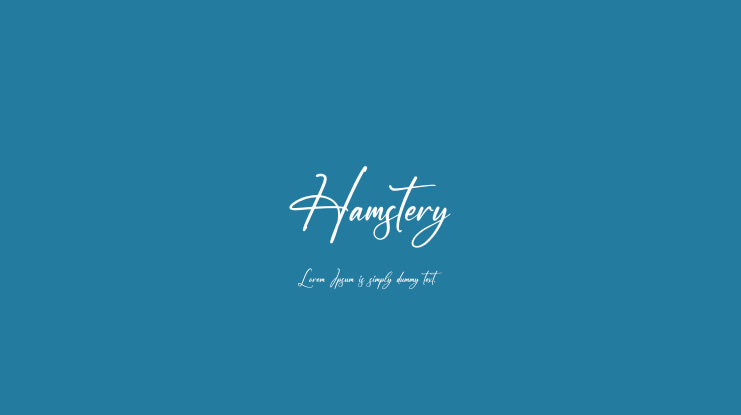 Hamstery Font